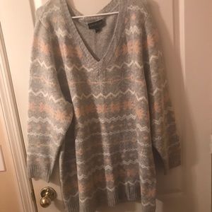 Lane Bryant Fair Isle Sparkle Sweater